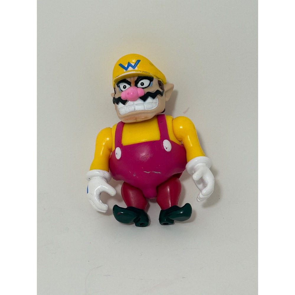 Vintage 1999 Toy Biz Mario Kart 64 Wario Action Figure Loose Nintendo N64 Rare